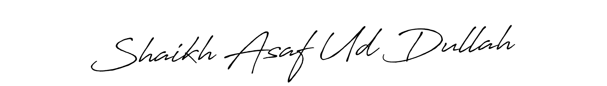 Also You can easily find your signature by using the search form. We will create Shaikh Asaf Ud Dullah name handwritten signature images for you free of cost using Antro_Vectra_Bolder sign style. Shaikh Asaf Ud Dullah signature style 7 images and pictures png