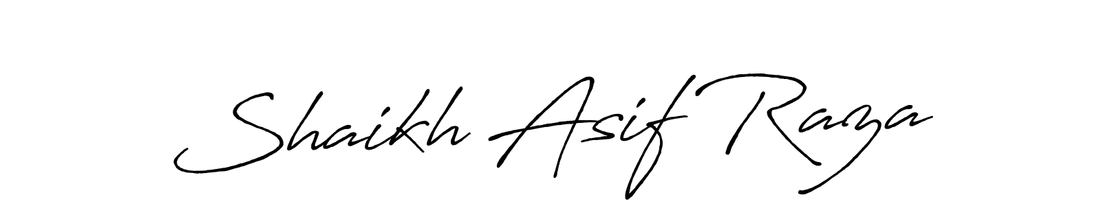 Also we have Shaikh Asif Raza name is the best signature style. Create professional handwritten signature collection using Antro_Vectra_Bolder autograph style. Shaikh Asif Raza signature style 7 images and pictures png