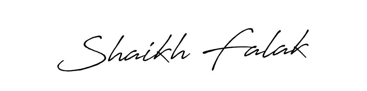 Also You can easily find your signature by using the search form. We will create Shaikh Falak name handwritten signature images for you free of cost using Antro_Vectra_Bolder sign style. Shaikh Falak signature style 7 images and pictures png