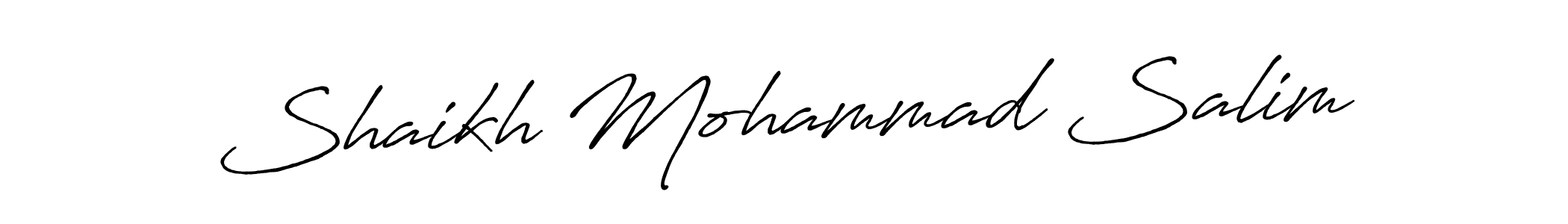Antro_Vectra_Bolder is a professional signature style that is perfect for those who want to add a touch of class to their signature. It is also a great choice for those who want to make their signature more unique. Get Shaikh Mohammad Salim name to fancy signature for free. Shaikh Mohammad Salim signature style 7 images and pictures png