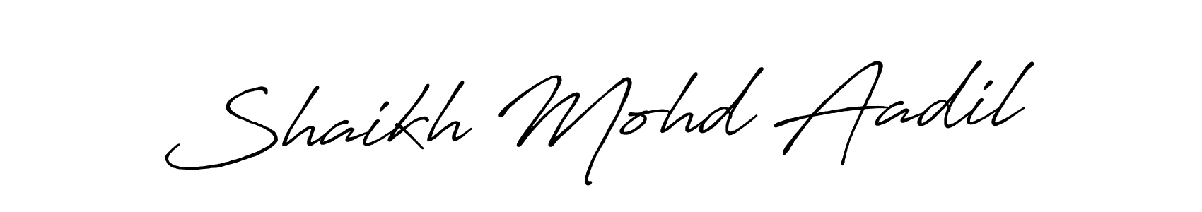 How to Draw Shaikh Mohd Aadil signature style? Antro_Vectra_Bolder is a latest design signature styles for name Shaikh Mohd Aadil. Shaikh Mohd Aadil signature style 7 images and pictures png