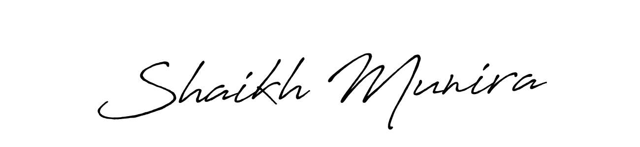 Make a beautiful signature design for name Shaikh Munira. Use this online signature maker to create a handwritten signature for free. Shaikh Munira signature style 7 images and pictures png