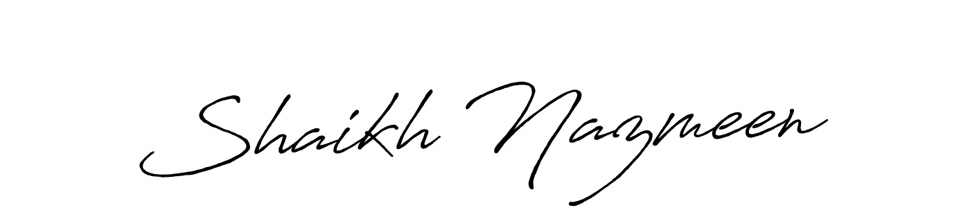 This is the best signature style for the Shaikh Nazmeen name. Also you like these signature font (Antro_Vectra_Bolder). Mix name signature. Shaikh Nazmeen signature style 7 images and pictures png