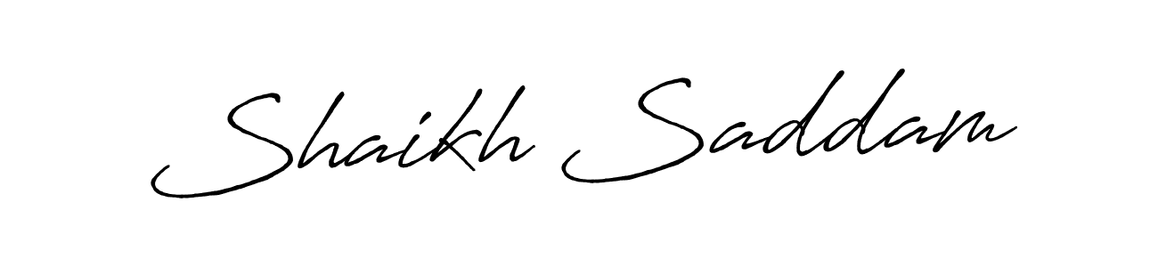 if you are searching for the best signature style for your name Shaikh Saddam. so please give up your signature search. here we have designed multiple signature styles  using Antro_Vectra_Bolder. Shaikh Saddam signature style 7 images and pictures png