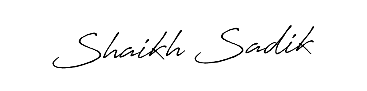 Here are the top 10 professional signature styles for the name Shaikh Sadik. These are the best autograph styles you can use for your name. Shaikh Sadik signature style 7 images and pictures png