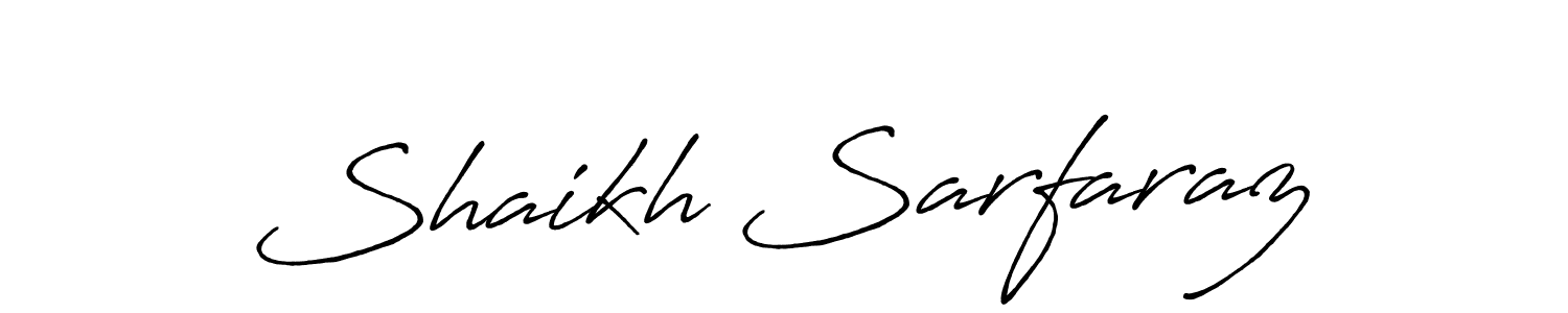 Shaikh Sarfaraz stylish signature style. Best Handwritten Sign (Antro_Vectra_Bolder) for my name. Handwritten Signature Collection Ideas for my name Shaikh Sarfaraz. Shaikh Sarfaraz signature style 7 images and pictures png