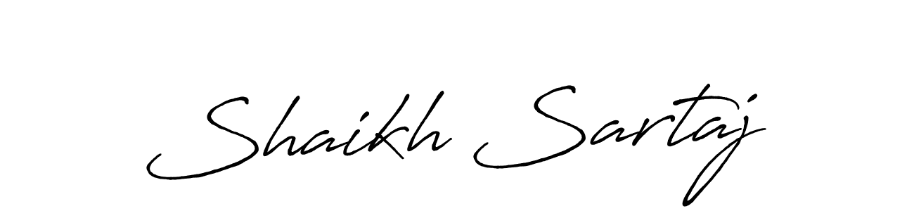 Use a signature maker to create a handwritten signature online. With this signature software, you can design (Antro_Vectra_Bolder) your own signature for name Shaikh Sartaj. Shaikh Sartaj signature style 7 images and pictures png