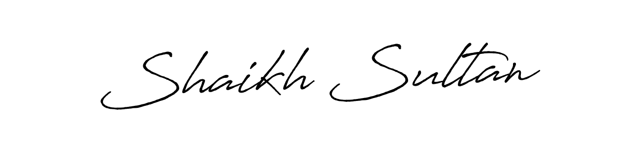 Shaikh Sultan stylish signature style. Best Handwritten Sign (Antro_Vectra_Bolder) for my name. Handwritten Signature Collection Ideas for my name Shaikh Sultan. Shaikh Sultan signature style 7 images and pictures png