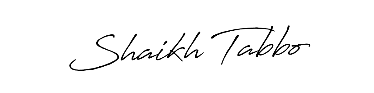 Check out images of Autograph of Shaikh Tabbo name. Actor Shaikh Tabbo Signature Style. Antro_Vectra_Bolder is a professional sign style online. Shaikh Tabbo signature style 7 images and pictures png