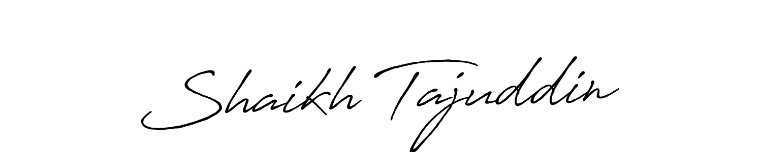 Antro_Vectra_Bolder is a professional signature style that is perfect for those who want to add a touch of class to their signature. It is also a great choice for those who want to make their signature more unique. Get Shaikh Tajuddin name to fancy signature for free. Shaikh Tajuddin signature style 7 images and pictures png