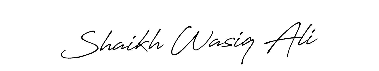 Once you've used our free online signature maker to create your best signature Antro_Vectra_Bolder style, it's time to enjoy all of the benefits that Shaikh Wasiq Ali name signing documents. Shaikh Wasiq Ali signature style 7 images and pictures png