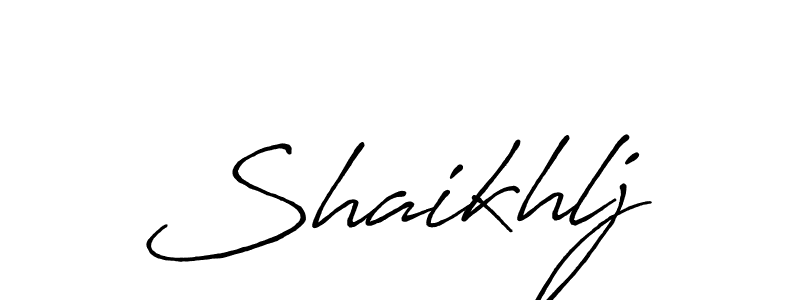 Also You can easily find your signature by using the search form. We will create Shaikhlj name handwritten signature images for you free of cost using Antro_Vectra_Bolder sign style. Shaikhlj signature style 7 images and pictures png