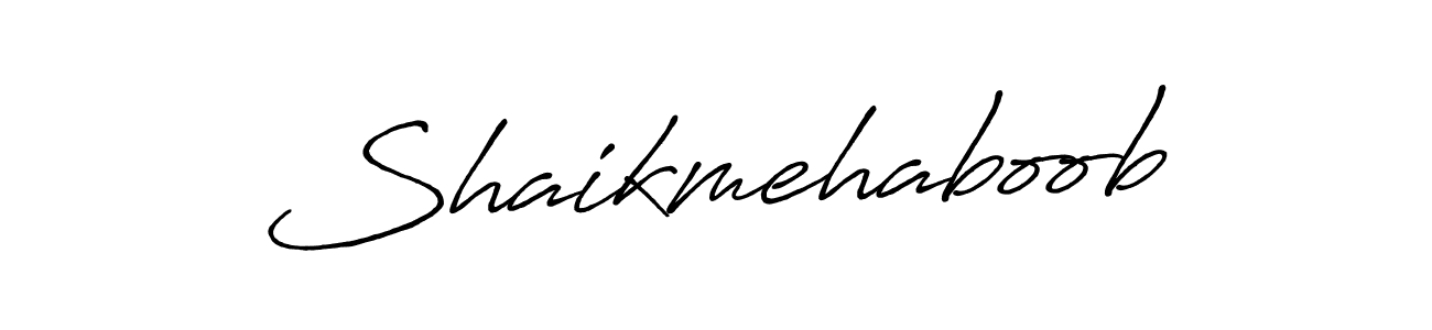 Use a signature maker to create a handwritten signature online. With this signature software, you can design (Antro_Vectra_Bolder) your own signature for name Shaikmehaboob. Shaikmehaboob signature style 7 images and pictures png
