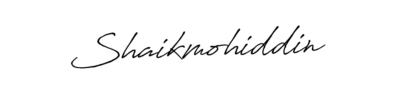 Design your own signature with our free online signature maker. With this signature software, you can create a handwritten (Antro_Vectra_Bolder) signature for name Shaikmohiddin. Shaikmohiddin signature style 7 images and pictures png