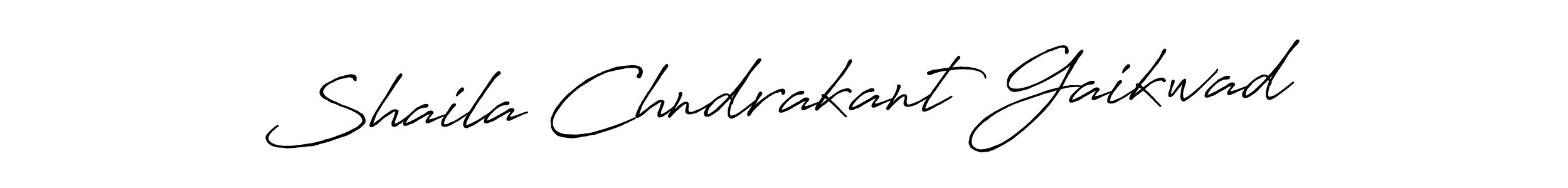 Shaila Chndrakant Gaikwad stylish signature style. Best Handwritten Sign (Antro_Vectra_Bolder) for my name. Handwritten Signature Collection Ideas for my name Shaila Chndrakant Gaikwad. Shaila Chndrakant Gaikwad signature style 7 images and pictures png