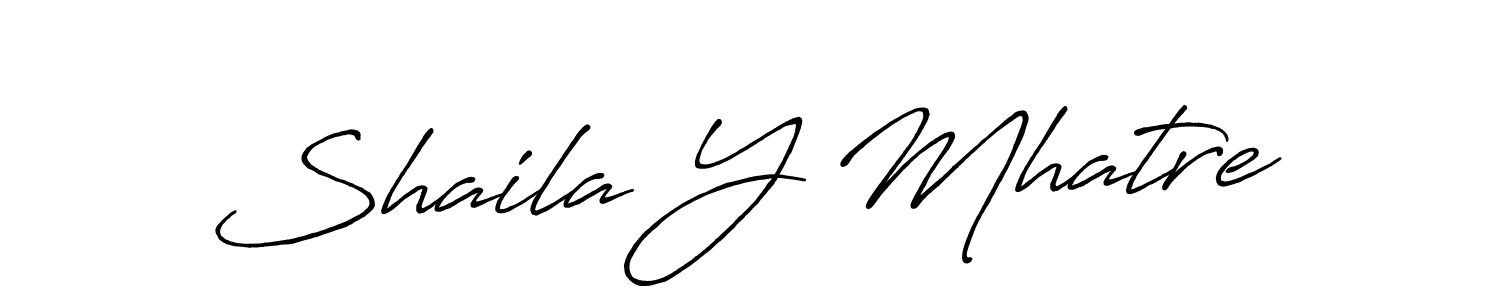 The best way (Antro_Vectra_Bolder) to make a short signature is to pick only two or three words in your name. The name Shaila Y Mhatre include a total of six letters. For converting this name. Shaila Y Mhatre signature style 7 images and pictures png