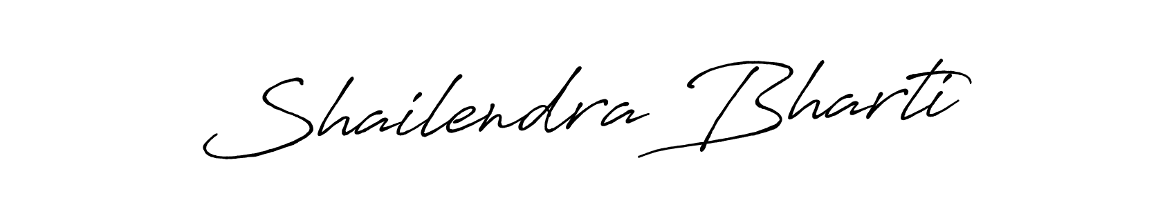 Antro_Vectra_Bolder is a professional signature style that is perfect for those who want to add a touch of class to their signature. It is also a great choice for those who want to make their signature more unique. Get Shailendra Bharti name to fancy signature for free. Shailendra Bharti signature style 7 images and pictures png