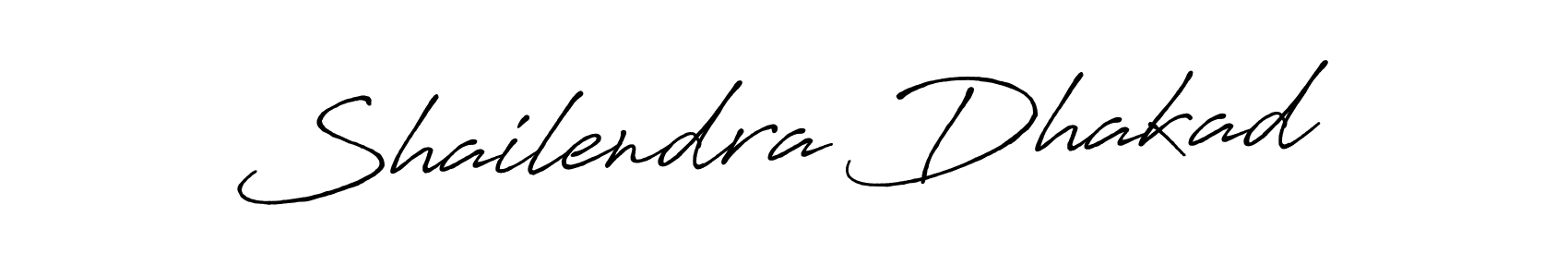 How to make Shailendra Dhakad name signature. Use Antro_Vectra_Bolder style for creating short signs online. This is the latest handwritten sign. Shailendra Dhakad signature style 7 images and pictures png