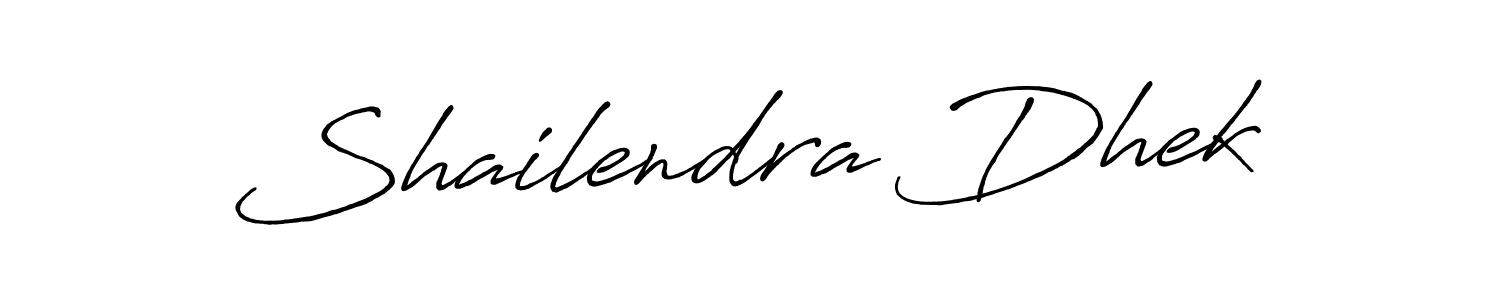 Make a beautiful signature design for name Shailendra Dhek. With this signature (Antro_Vectra_Bolder) style, you can create a handwritten signature for free. Shailendra Dhek signature style 7 images and pictures png