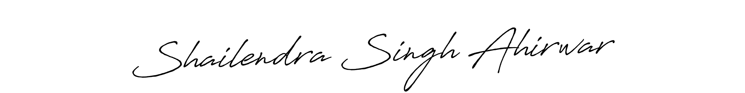 Also we have Shailendra Singh Ahirwar name is the best signature style. Create professional handwritten signature collection using Antro_Vectra_Bolder autograph style. Shailendra Singh Ahirwar signature style 7 images and pictures png