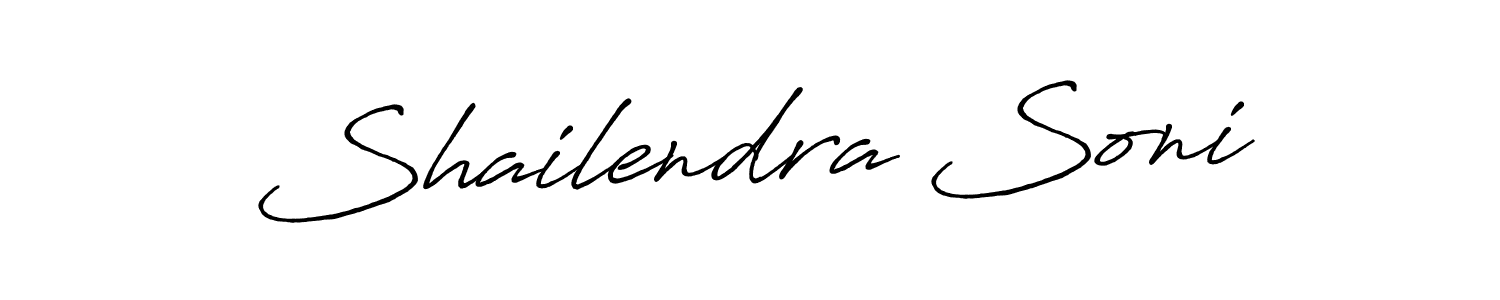 It looks lik you need a new signature style for name Shailendra Soni. Design unique handwritten (Antro_Vectra_Bolder) signature with our free signature maker in just a few clicks. Shailendra Soni signature style 7 images and pictures png