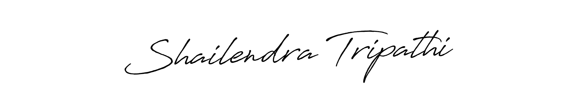 Create a beautiful signature design for name Shailendra Tripathi. With this signature (Antro_Vectra_Bolder) fonts, you can make a handwritten signature for free. Shailendra Tripathi signature style 7 images and pictures png