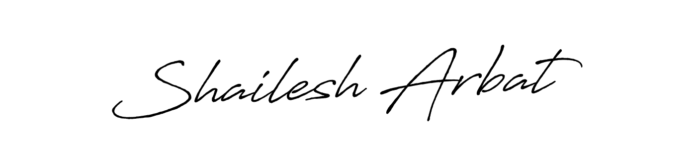 Make a beautiful signature design for name Shailesh Arbat. Use this online signature maker to create a handwritten signature for free. Shailesh Arbat signature style 7 images and pictures png