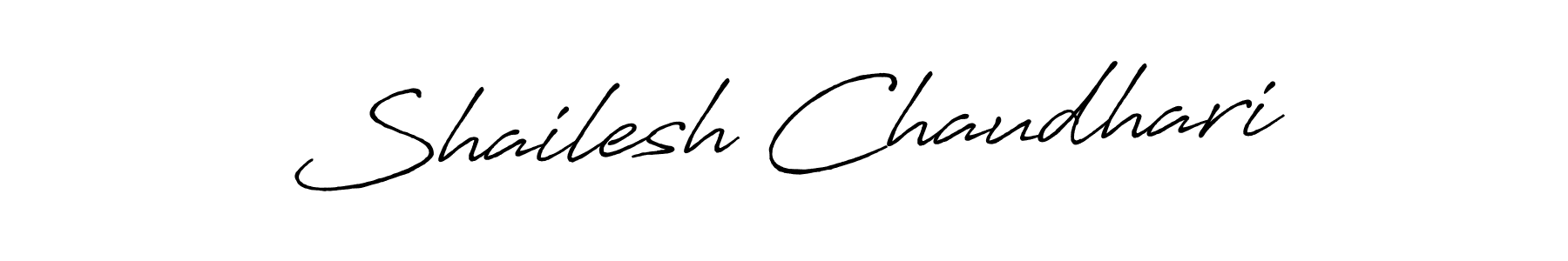 Use a signature maker to create a handwritten signature online. With this signature software, you can design (Antro_Vectra_Bolder) your own signature for name Shailesh Chaudhari. Shailesh Chaudhari signature style 7 images and pictures png