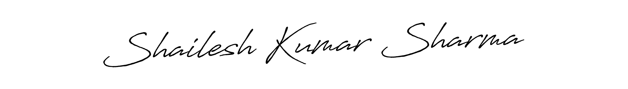 Shailesh Kumar Sharma stylish signature style. Best Handwritten Sign (Antro_Vectra_Bolder) for my name. Handwritten Signature Collection Ideas for my name Shailesh Kumar Sharma. Shailesh Kumar Sharma signature style 7 images and pictures png