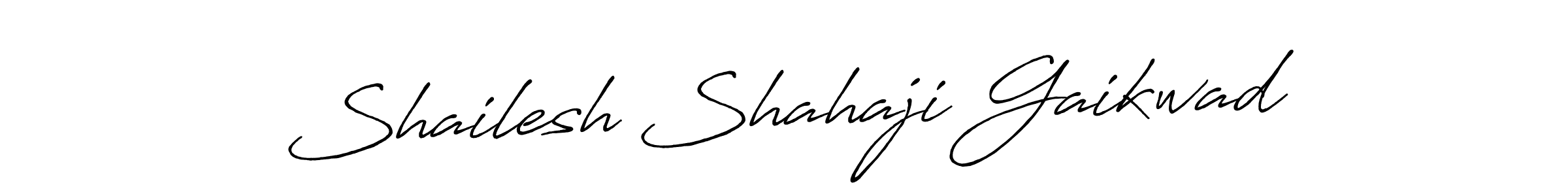 Antro_Vectra_Bolder is a professional signature style that is perfect for those who want to add a touch of class to their signature. It is also a great choice for those who want to make their signature more unique. Get Shailesh Shahaji Gaikwad name to fancy signature for free. Shailesh Shahaji Gaikwad signature style 7 images and pictures png