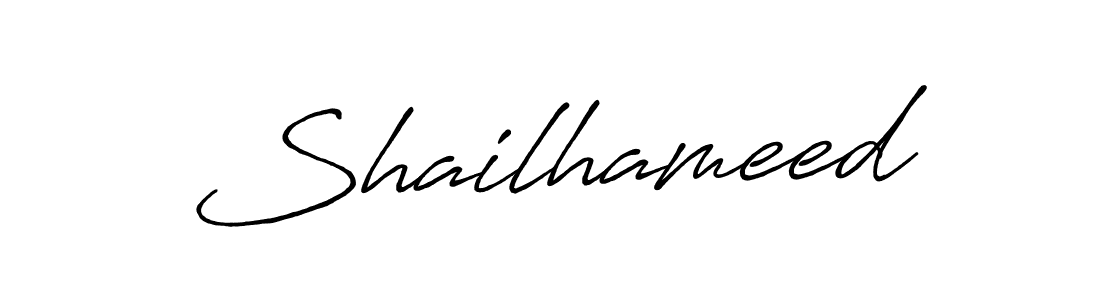 Design your own signature with our free online signature maker. With this signature software, you can create a handwritten (Antro_Vectra_Bolder) signature for name Shailhameed. Shailhameed signature style 7 images and pictures png