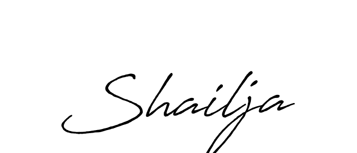 Make a beautiful signature design for name Shailja. With this signature (Antro_Vectra_Bolder) style, you can create a handwritten signature for free. Shailja signature style 7 images and pictures png