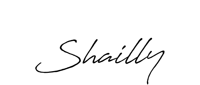 You should practise on your own different ways (Antro_Vectra_Bolder) to write your name (Shailly) in signature. don't let someone else do it for you. Shailly signature style 7 images and pictures png