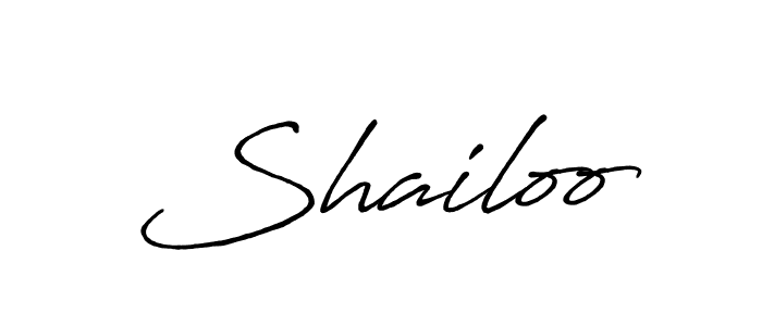 Use a signature maker to create a handwritten signature online. With this signature software, you can design (Antro_Vectra_Bolder) your own signature for name Shailoo. Shailoo signature style 7 images and pictures png