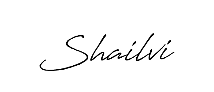 It looks lik you need a new signature style for name Shailvi. Design unique handwritten (Antro_Vectra_Bolder) signature with our free signature maker in just a few clicks. Shailvi signature style 7 images and pictures png