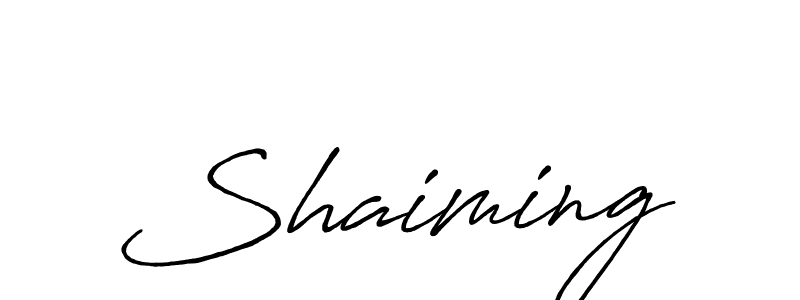 if you are searching for the best signature style for your name Shaiming. so please give up your signature search. here we have designed multiple signature styles  using Antro_Vectra_Bolder. Shaiming signature style 7 images and pictures png