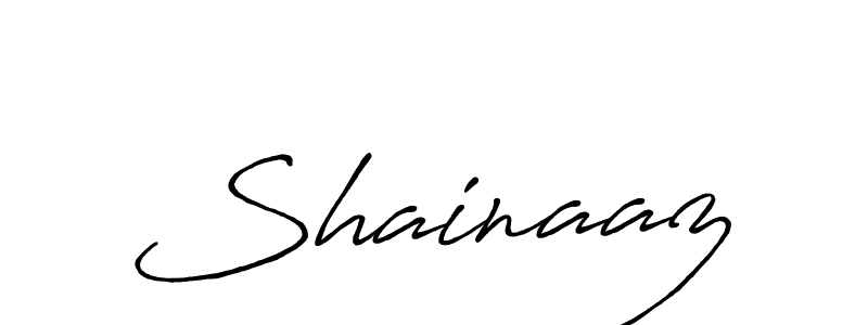 Make a beautiful signature design for name Shainaaz. Use this online signature maker to create a handwritten signature for free. Shainaaz signature style 7 images and pictures png