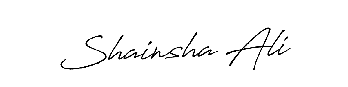 How to Draw Shainsha Ali signature style? Antro_Vectra_Bolder is a latest design signature styles for name Shainsha Ali. Shainsha Ali signature style 7 images and pictures png