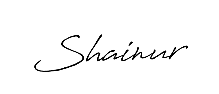 Also we have Shainur name is the best signature style. Create professional handwritten signature collection using Antro_Vectra_Bolder autograph style. Shainur signature style 7 images and pictures png