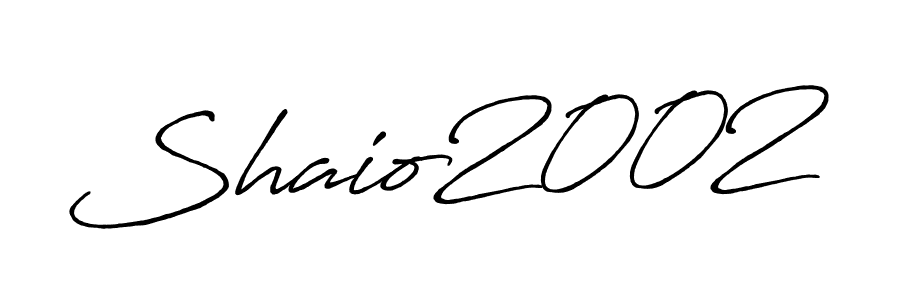 It looks lik you need a new signature style for name Shaio2002. Design unique handwritten (Antro_Vectra_Bolder) signature with our free signature maker in just a few clicks. Shaio2002 signature style 7 images and pictures png