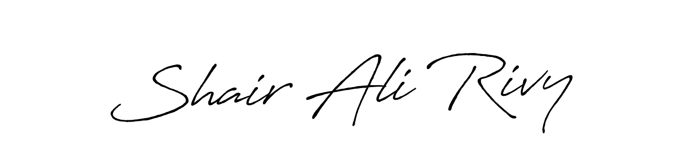 Also You can easily find your signature by using the search form. We will create Shair Ali Rivy name handwritten signature images for you free of cost using Antro_Vectra_Bolder sign style. Shair Ali Rivy signature style 7 images and pictures png