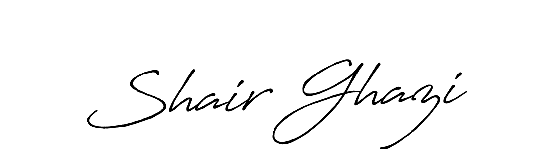 Once you've used our free online signature maker to create your best signature Antro_Vectra_Bolder style, it's time to enjoy all of the benefits that Shair Ghazi name signing documents. Shair Ghazi signature style 7 images and pictures png