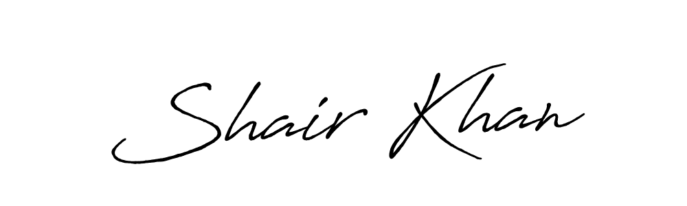 Similarly Antro_Vectra_Bolder is the best handwritten signature design. Signature creator online .You can use it as an online autograph creator for name Shair Khan. Shair Khan signature style 7 images and pictures png