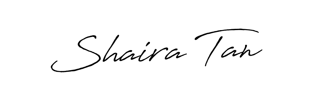 Antro_Vectra_Bolder is a professional signature style that is perfect for those who want to add a touch of class to their signature. It is also a great choice for those who want to make their signature more unique. Get Shaira Tan name to fancy signature for free. Shaira Tan signature style 7 images and pictures png