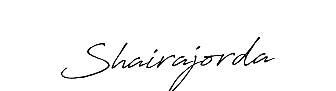 It looks lik you need a new signature style for name Shairajorda. Design unique handwritten (Antro_Vectra_Bolder) signature with our free signature maker in just a few clicks. Shairajorda signature style 7 images and pictures png