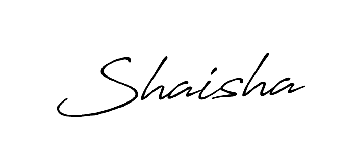 Make a beautiful signature design for name Shaisha. Use this online signature maker to create a handwritten signature for free. Shaisha signature style 7 images and pictures png