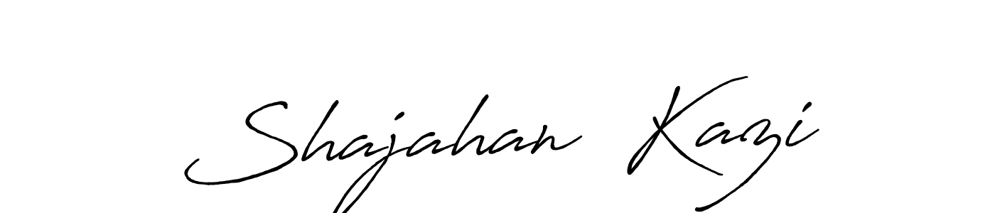 The best way (Antro_Vectra_Bolder) to make a short signature is to pick only two or three words in your name. The name Shajahan  Kazi include a total of six letters. For converting this name. Shajahan  Kazi signature style 7 images and pictures png