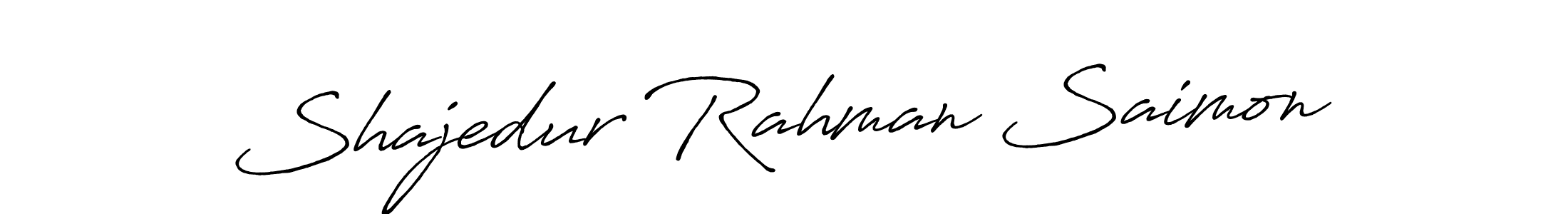 You should practise on your own different ways (Antro_Vectra_Bolder) to write your name (Shajedur Rahman Saimon) in signature. don't let someone else do it for you. Shajedur Rahman Saimon signature style 7 images and pictures png