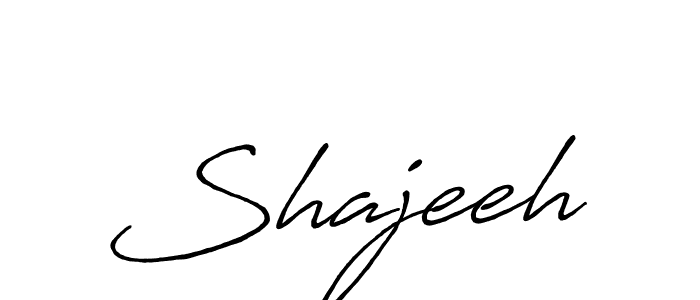 How to make Shajeeh signature? Antro_Vectra_Bolder is a professional autograph style. Create handwritten signature for Shajeeh name. Shajeeh signature style 7 images and pictures png