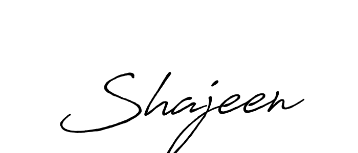 Create a beautiful signature design for name Shajeen. With this signature (Antro_Vectra_Bolder) fonts, you can make a handwritten signature for free. Shajeen signature style 7 images and pictures png